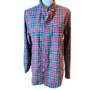 Vineyard Vines Plaid Flannel Slim Fit Tucker Button Down Shirt